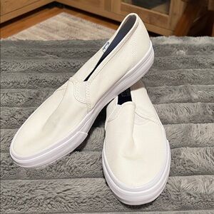 Keds Classic White Slip-On Sneakers
